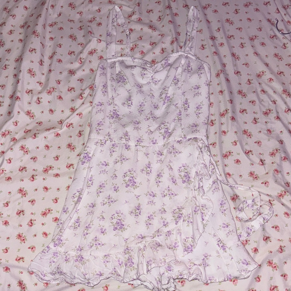 Hollister Lavender Floral Chemise